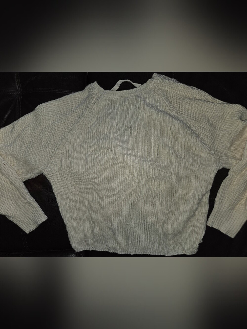 American Eagle Outfitters Women's Cream Sweater